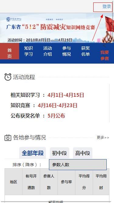 广东省512防震减灾知识网络竞赛怎么登录？登录方法介绍[多图](广东省防震减灾条例)