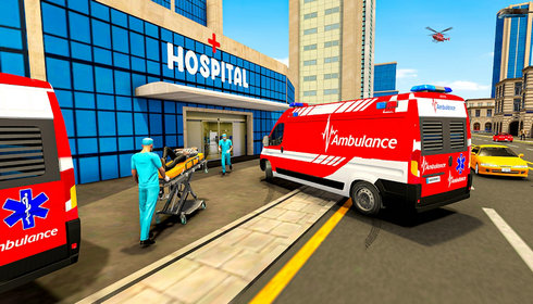 医生救护车医院游戏