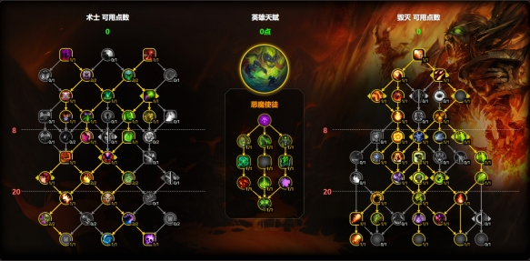《魔兽世界》11.1毁灭术天赋怎么加点(魔兽世界11.0地心之战)