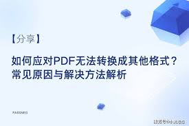 PDF无法转换格式怎么办(pdf转换之后不能编辑)