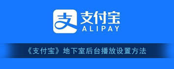 支付宝地下室如何设置后台播放(支付宝地下室如何设置密码)