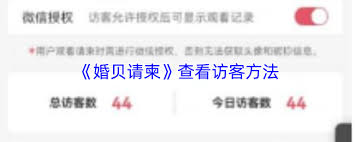 婚贝请柬如何查看访客记录(婚贝请柬下载)