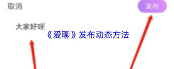 爱聊如何发动态(爱聊怎么发送微信号)