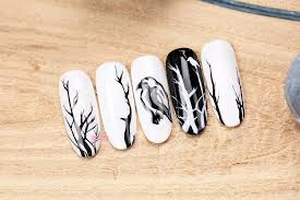 树形简笔画美甲教程怎么做(树形画法)